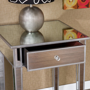 Mirage Mirrored Accent Table