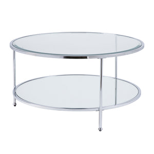 Round two-tier coffee table Image 10