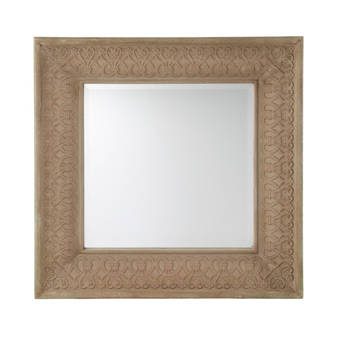 Image of Square mirror with decorative frame Image 3