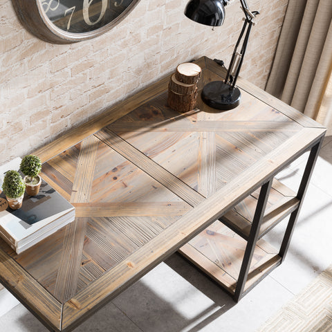 Image of Reclaimed wood writing desk Image 2