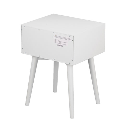 Image of White on white nightstand Image 8