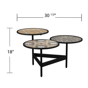 Three-tier outdoor coffee table Image 6