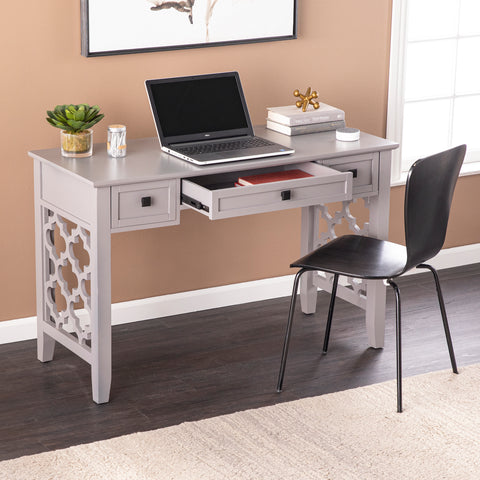 Image of Multifunctional writing desk w/ storage Image 3