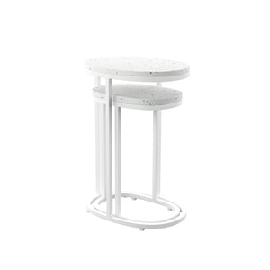 Pair of matching outdoor accent tables Image 8