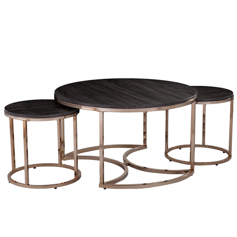 Image of Nesting coffee and end tables set Image 5