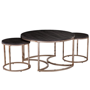 Nesting coffee and end tables set Image 5