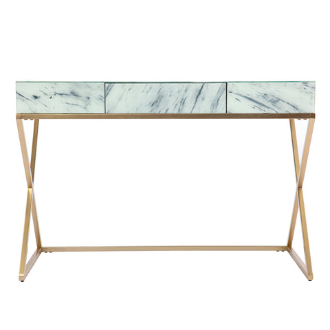Image of Faux-marble writing desk Image 10