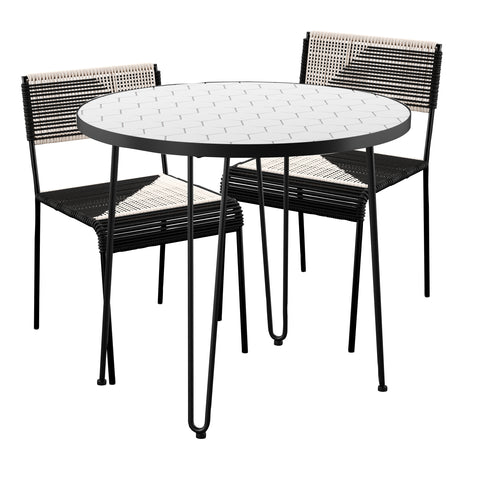 Image of Outdoor bistro table w/ matching chairs Image 6