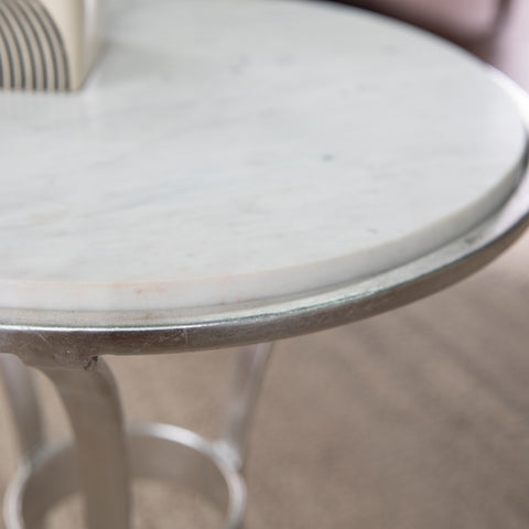 Marble-top side table Image 2