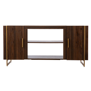 Media console w/ gold accents Image 4