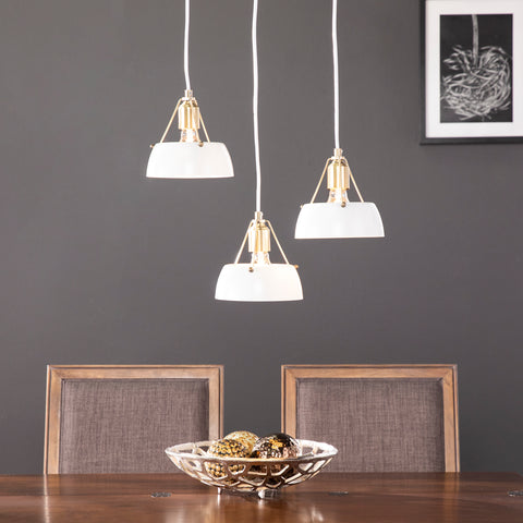 Image of Pendant lamp w/ 3 hanging lights Image 1
