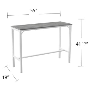 Bar height outdoor table Image 8