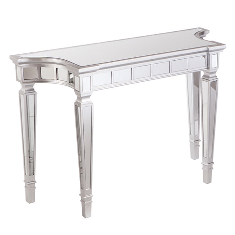 Image of Sophisticated mirrored sofa table Image 3
