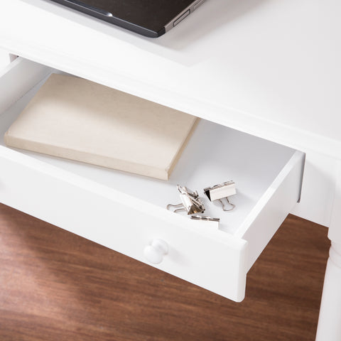 Image of Slim design offers 2 drawers for convenient storage Image 2