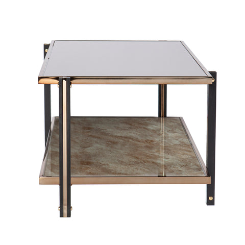Image of Thornsett Cocktail Table w/ Mirrored Top