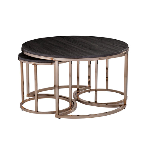 Image of Nesting coffee and end tables set Image 8