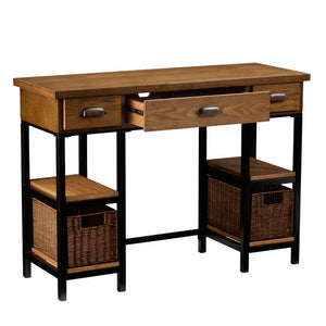 Small space writing desk with storage Image 4