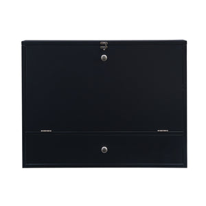 Wall Mount Laptop Desk - Universal Style - Black