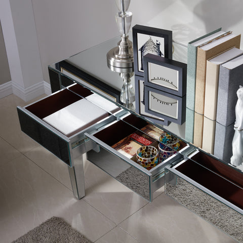 Image of Elegant, fully mirrored writing desk Image 2