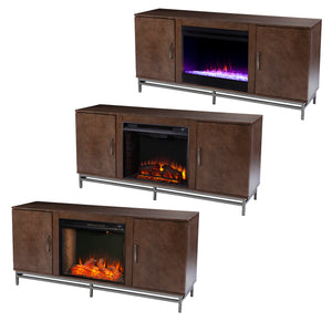 Low-profile fireplace w/ storage Image 8
