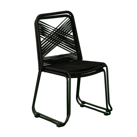 Pair of stacking, all-weather patio chairs Image 9
