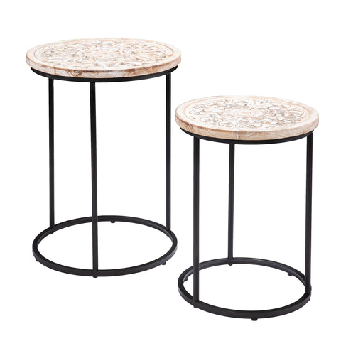 Image of Pair of matching side tables Image 3