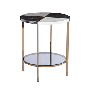 Round two-tone side table Image 4
