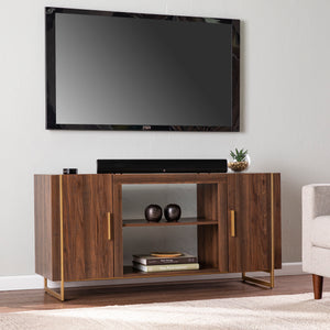 Media console w/ gold accents Image 1