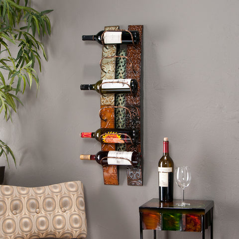 Image of Wall-mounted wine rack Image 1