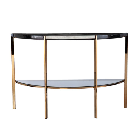 Image of Demilune two-tone console table Image 3