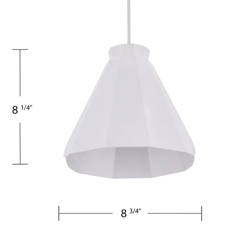 Image of Single light hanging pendant Image 9