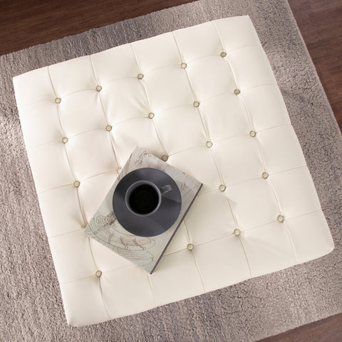 Modern upholstered ottoman or coffee table Image 2