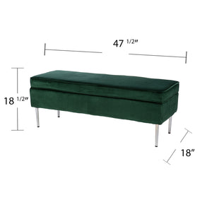 Multifunctional upholstered storage bench Image 9