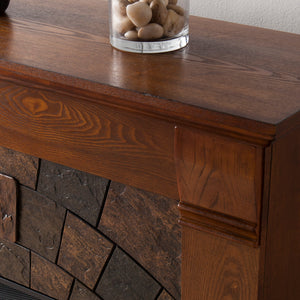 Handsome electric fireplace TV stand Image 2