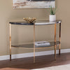 Demilune two-tone console table Image 1