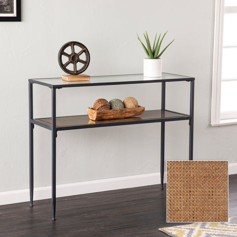 Image of Two-tier entryway table Image 9