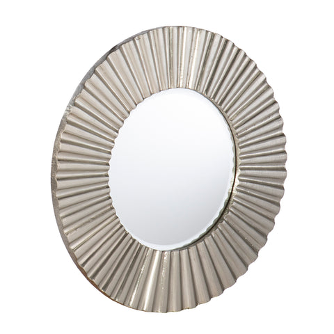 Image of Round mirror w/ decorative frame Image 4