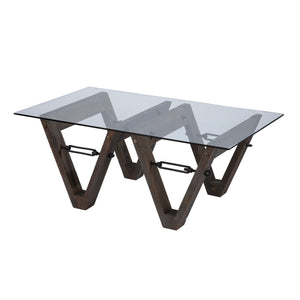 Glass-top coffee table Image 5