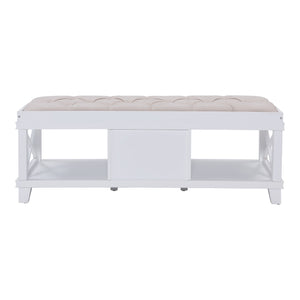 Upholstered entryway or dining bench Image 8
