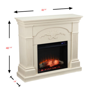 Classic electric fireplace Image 7
