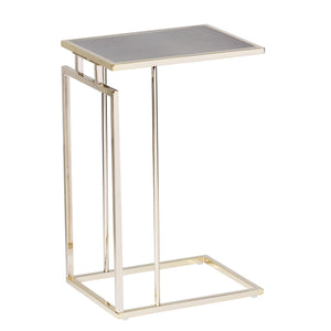 Metal and mirror tablet desk or snack table Image 9