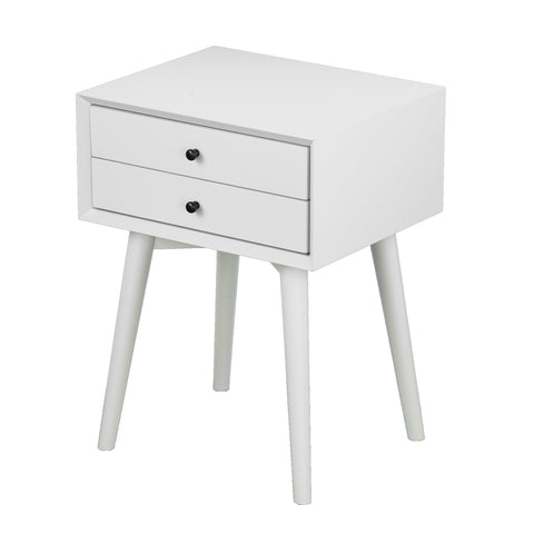 Image of White on white nightstand Image 4