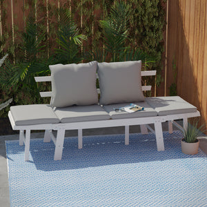 Outdoor loveseat or settee lounge Image 8