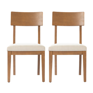 Pair of farmhouse dining chairs Image 4