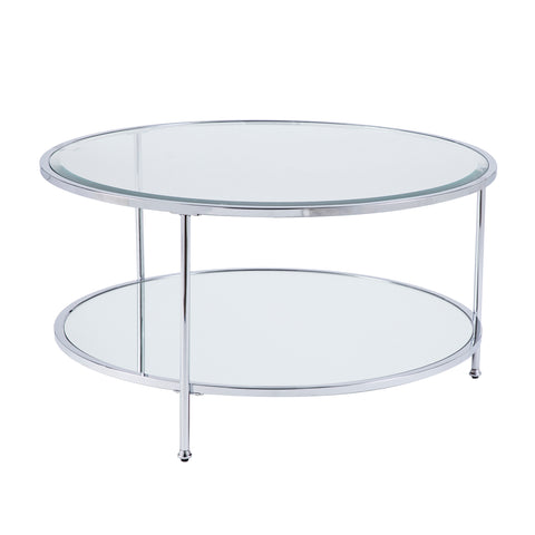 Image of Round two-tier coffee table Image 9