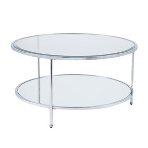 Round two-tier coffee table Image 9