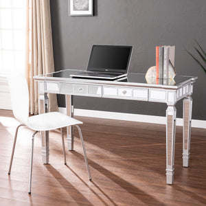 Elegant, mirrored writing desk Image 1
