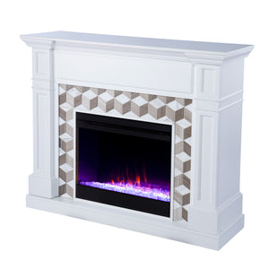 Electric fireplace w/ color changing flames Image 5