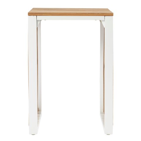 Image of Pair of slatted outdoor end tables Image 6
