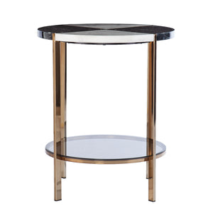 Round two-tone side table Image 3